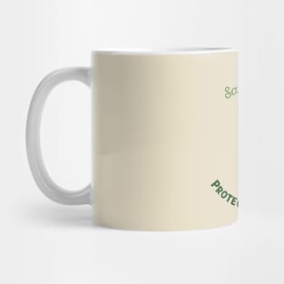 Giraffe - Save nature protect the wildlife Mug